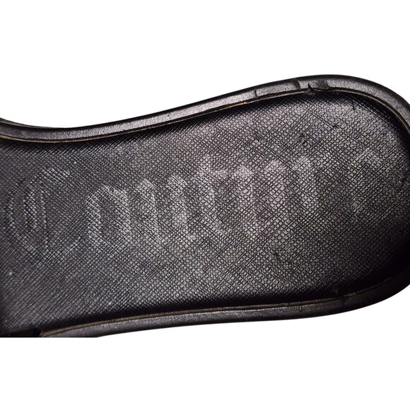 Juicy Couture Black Studded Sandals Rubber Size 7.5 - Picture 6 of 7